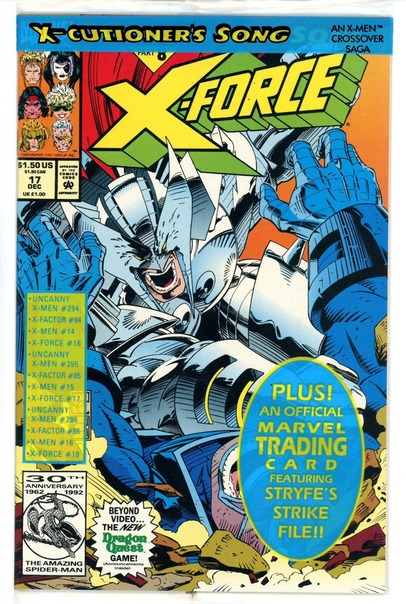 X-Force Vol 1 17 Sealed (1992)