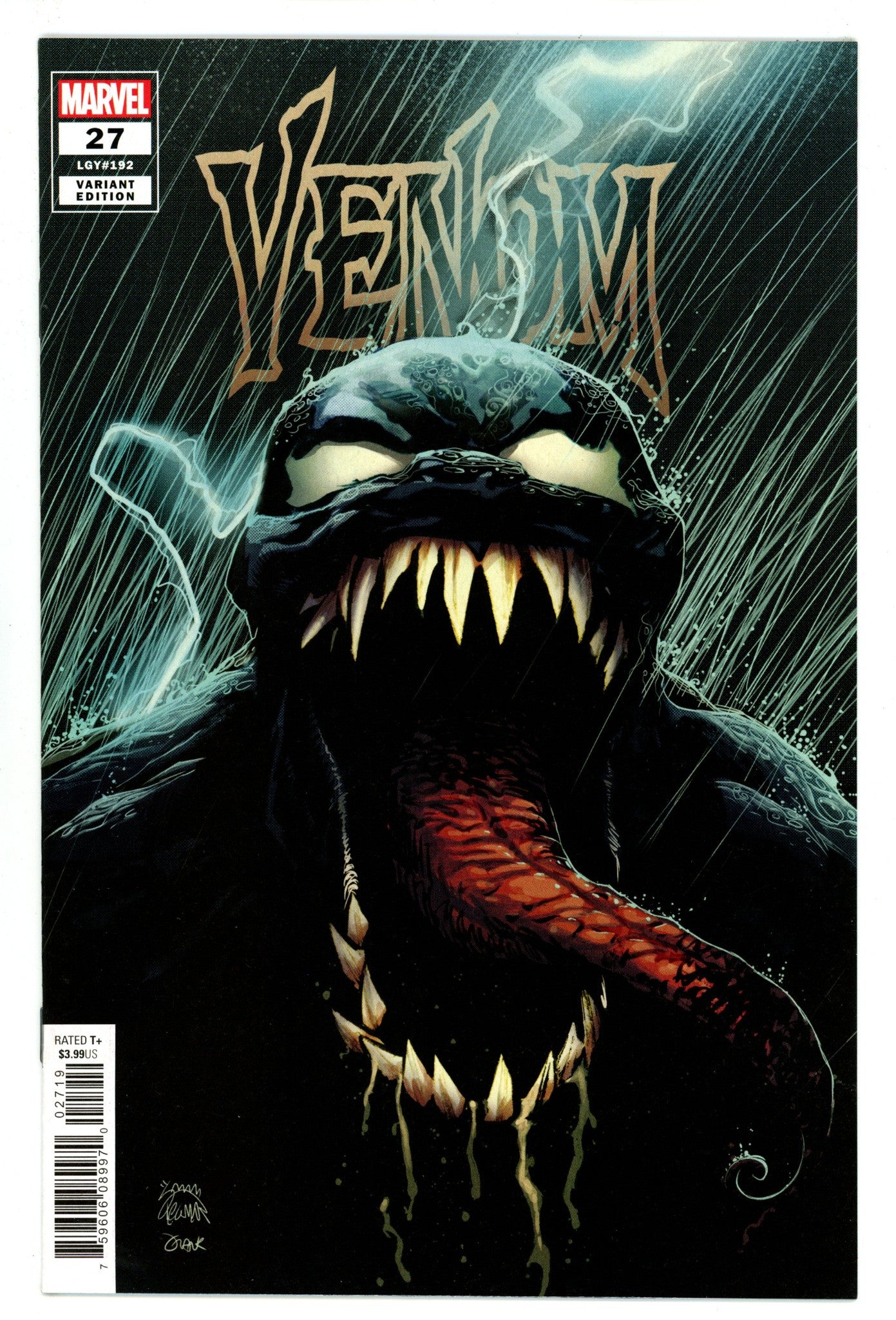 Venom Vol 4 27 (192)  High Grade   (2020) Stegman     Variant  