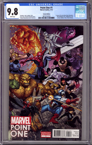 Point One 1 CGC 9.8 (NM/M) (2012) Bradshaw Wraparound Variant