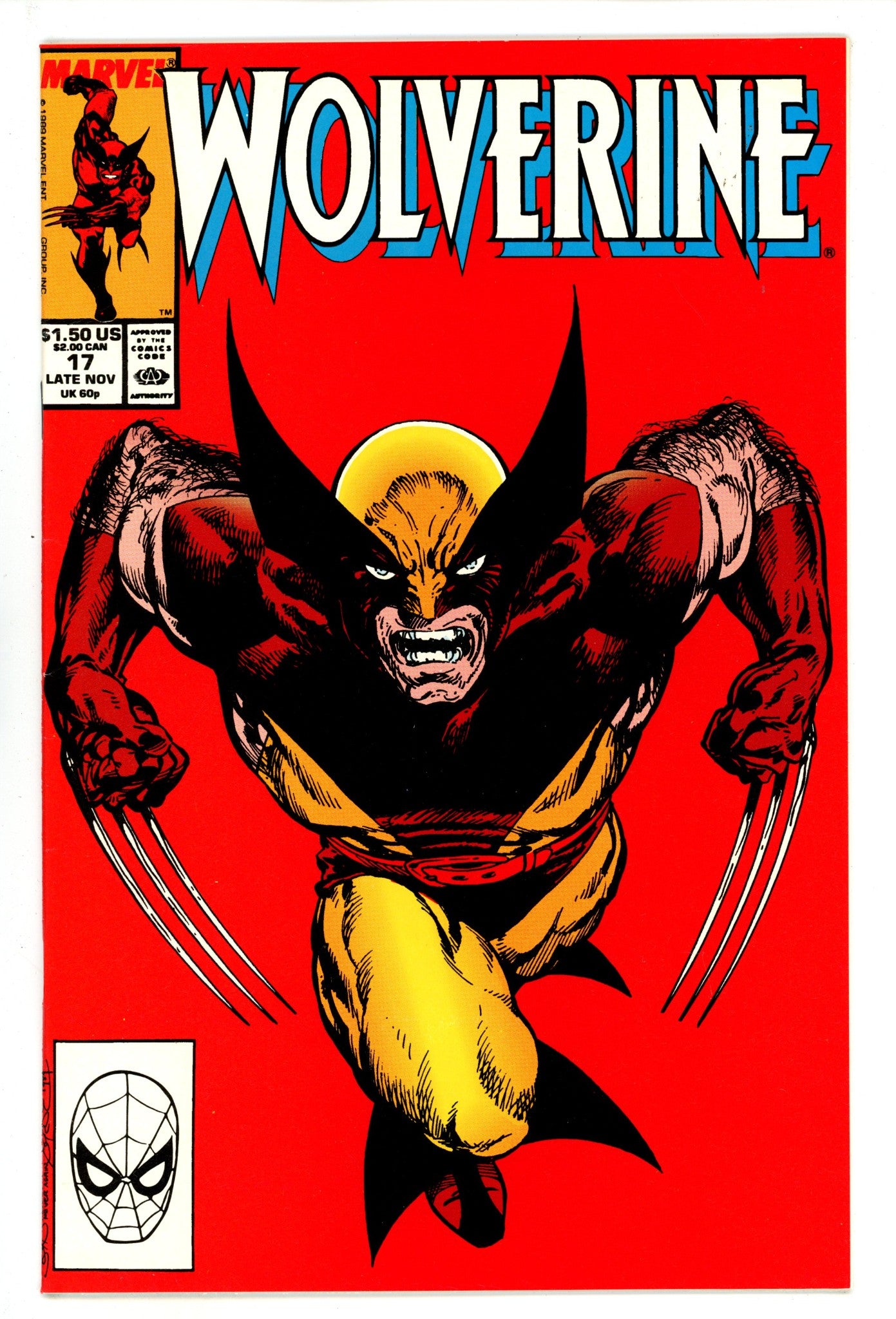 Wolverine Vol 2 17 VF- (7.5) (1989) 