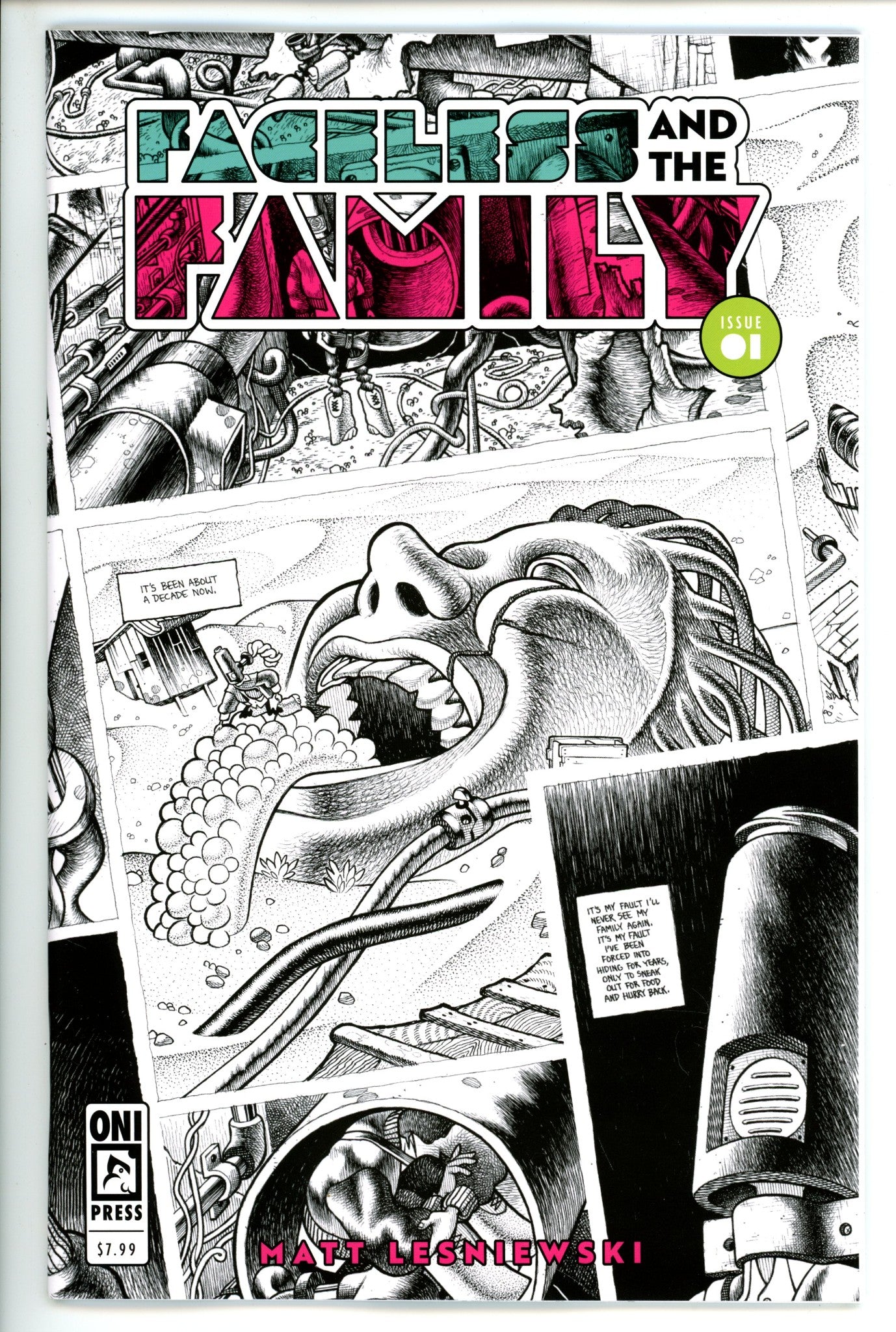 Faceless And The Family 1 Lesniewski Sketch Incentive Variant NM (2023)