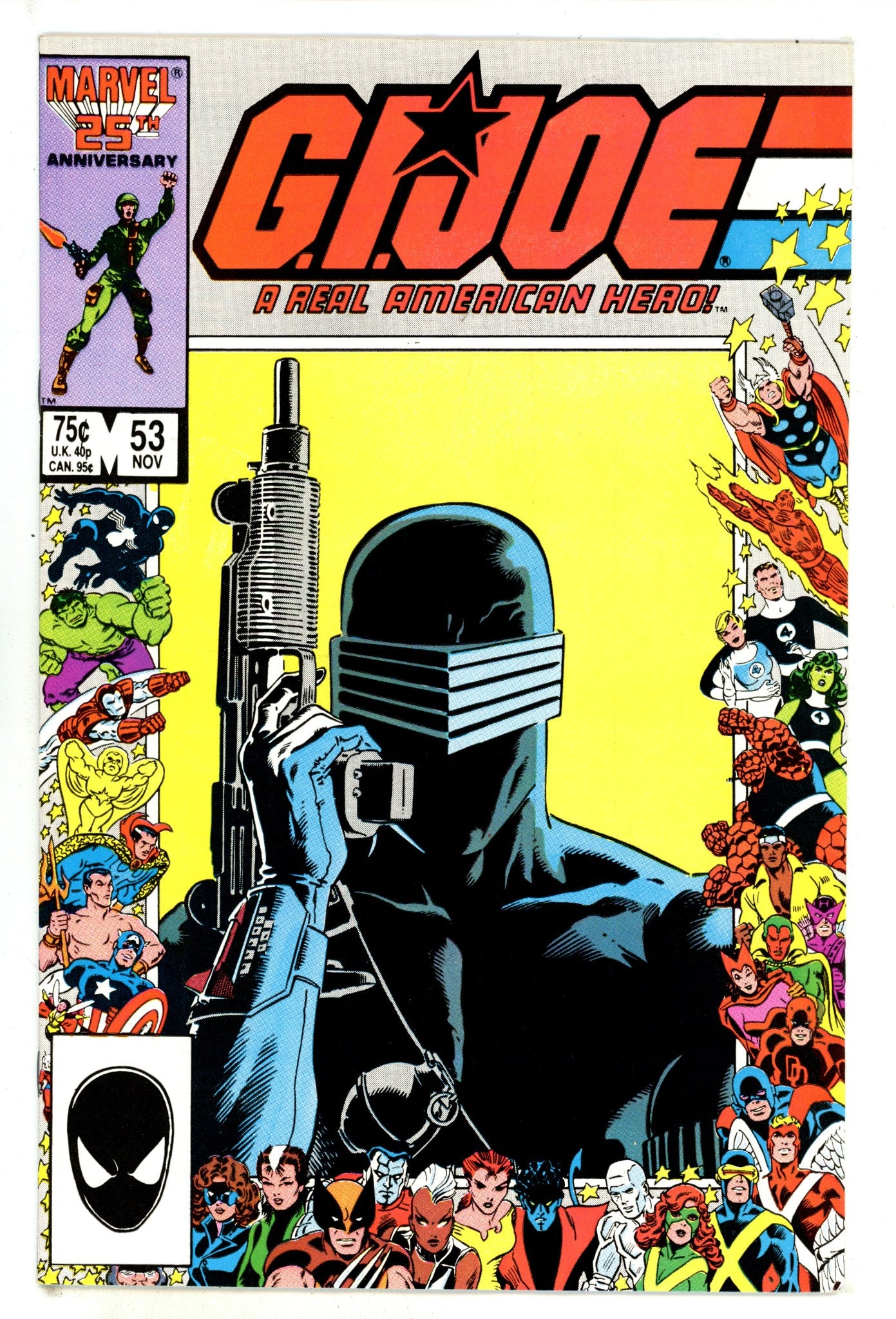 G.I. Joe, A Real American Hero 53 VF (8.0) (1986) 