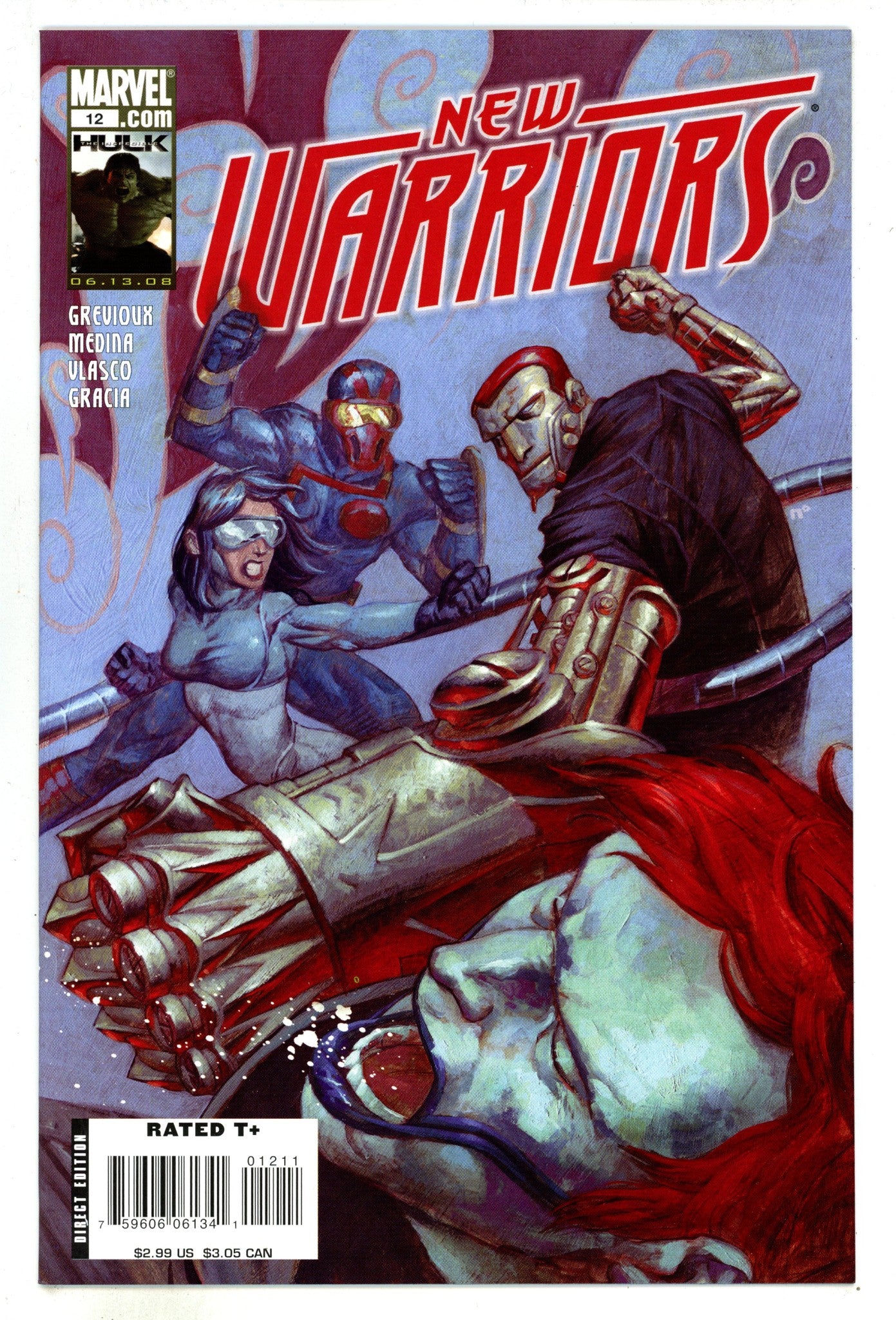 New Warriors Vol 4 12 High Grade (2008) 