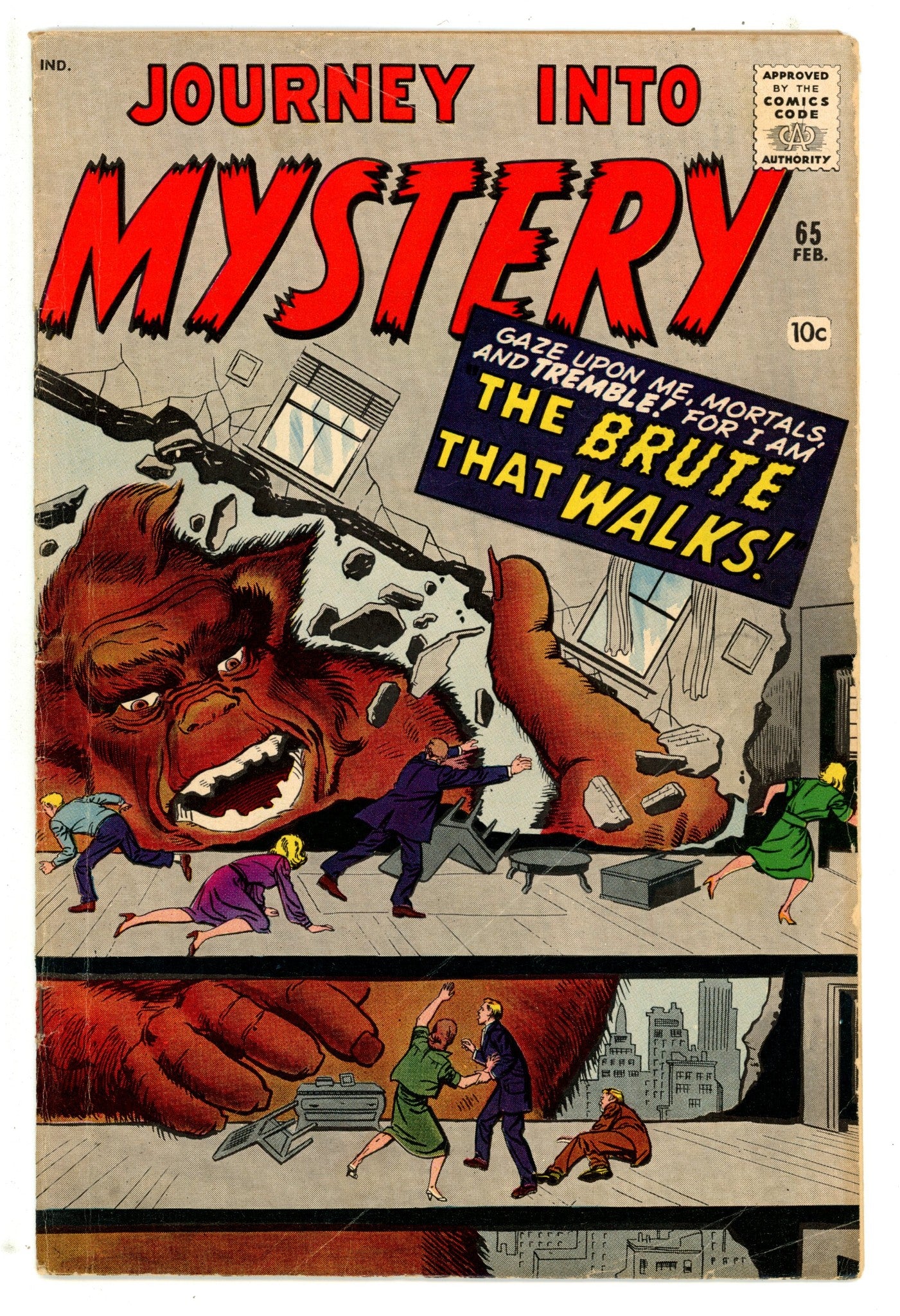 Journey into Mystery Vol 1 65 VG+ (4.5) (1961) 
