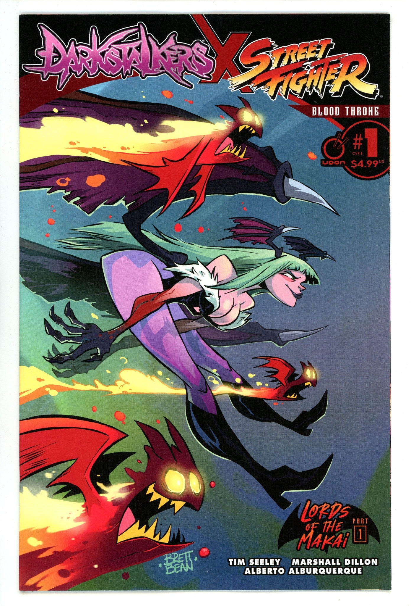 Darkstalkers X Street Fighter Blood Throne 1 Bean Variant (2025)