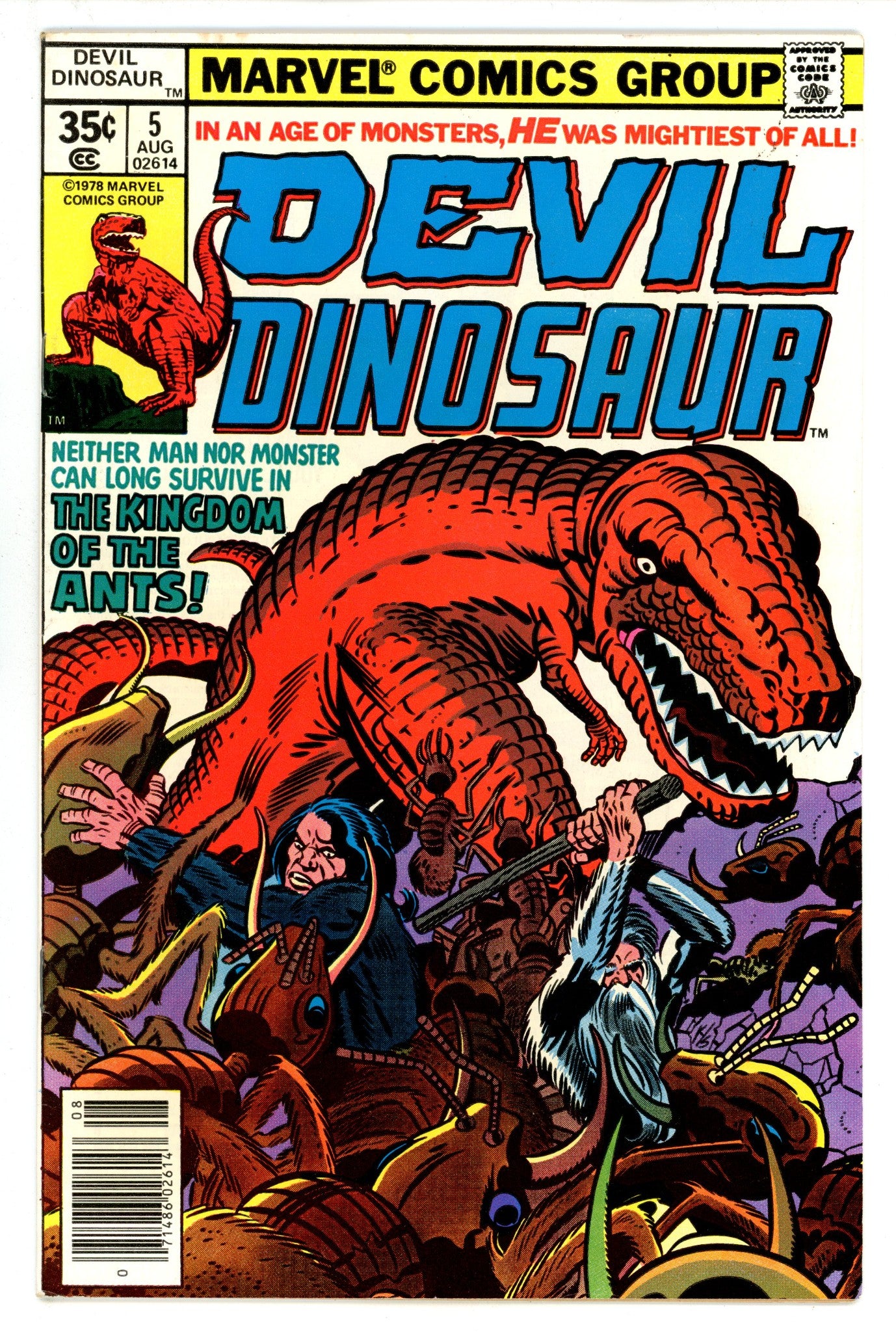 Devil Dinosaur 5 FN+ (6.5) (1978) 