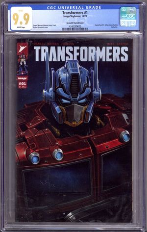 Transformers   1 CGC 9.9 (MINT)   (2023) Grassetti     Exclusive Variant