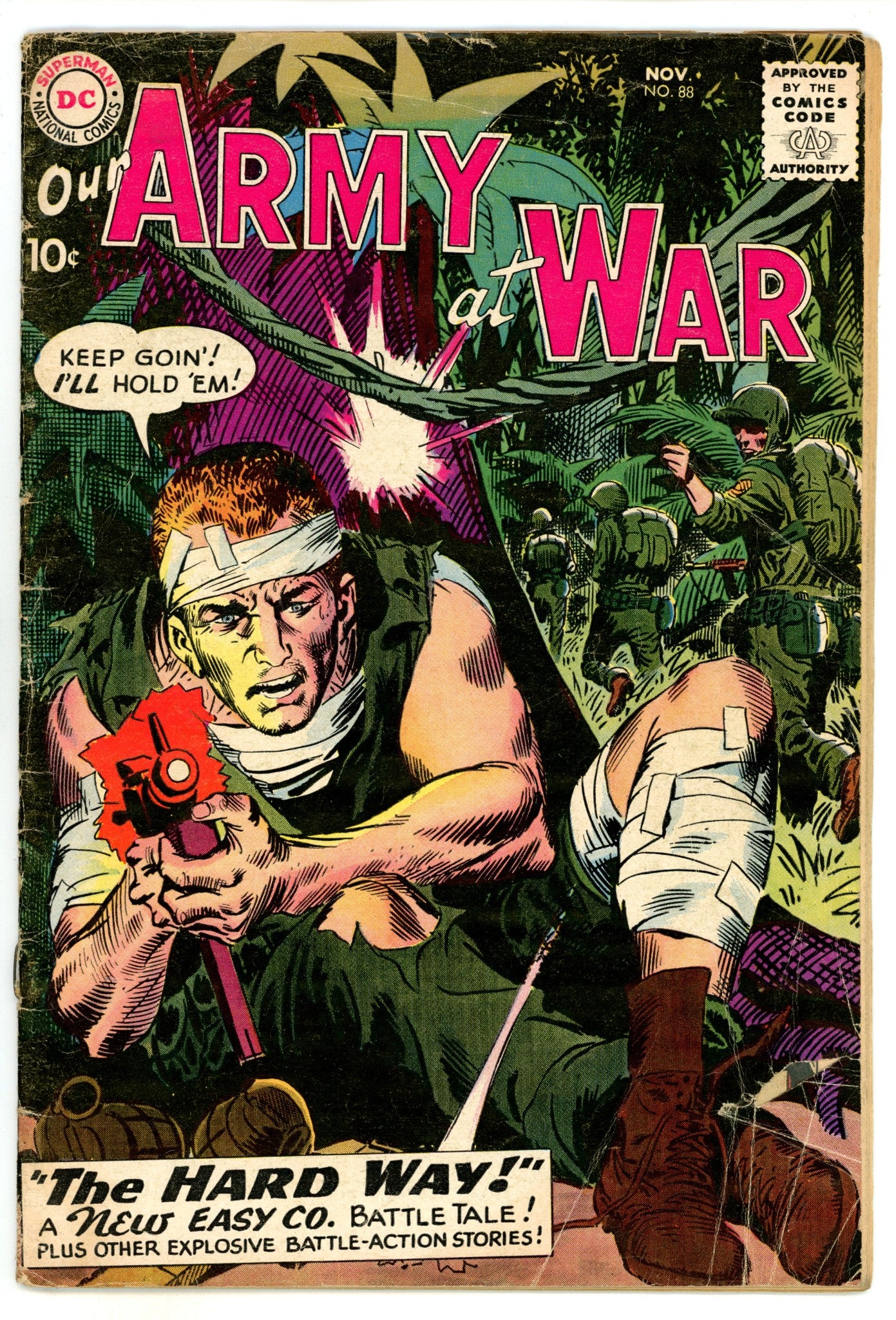 Our Army at War Vol 1 88  GD+ (2.5)  (1959)  