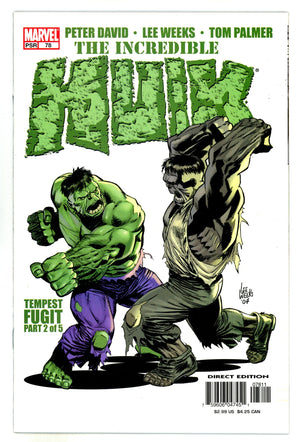Incredible Hulk Vol 2 78 High Grade (2005)
