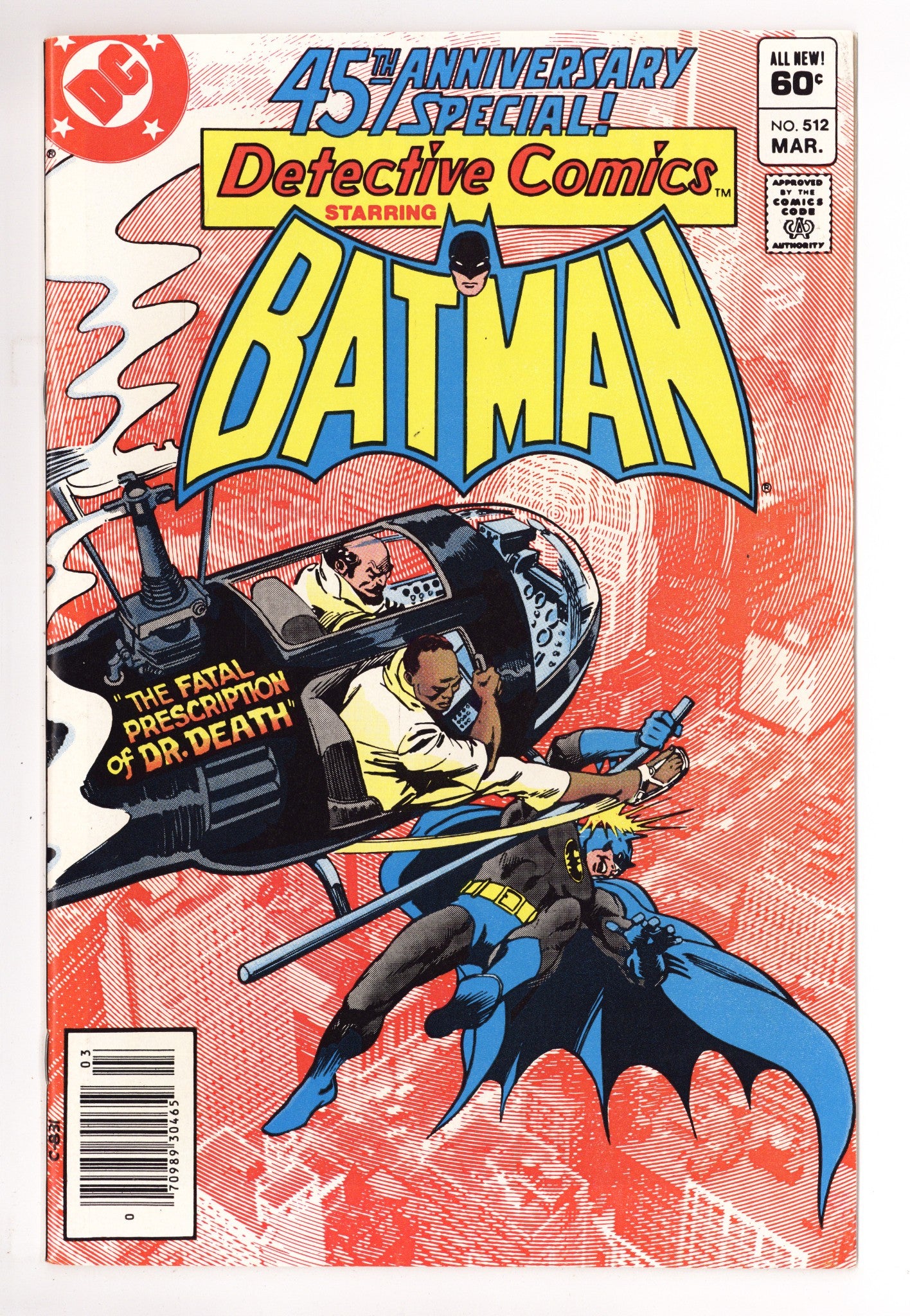 Detective Comics Vol 1 512 VF/NM (9.0) (1982) Newsstand 