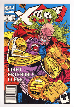 X-Force Vol 1 12 Mid Grade (1992) Newsstand
