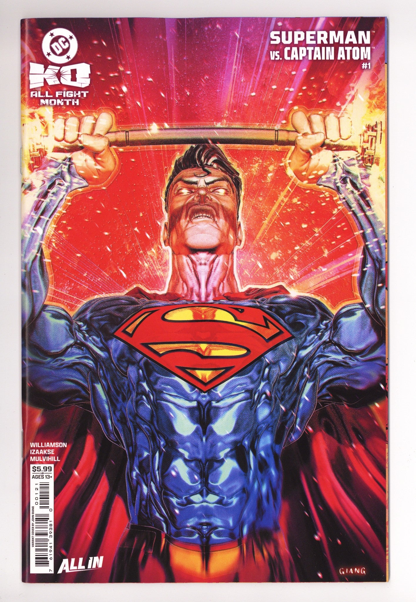 DC K.O. Superman Vs Captain Atom 1 Giang Variant (2025)