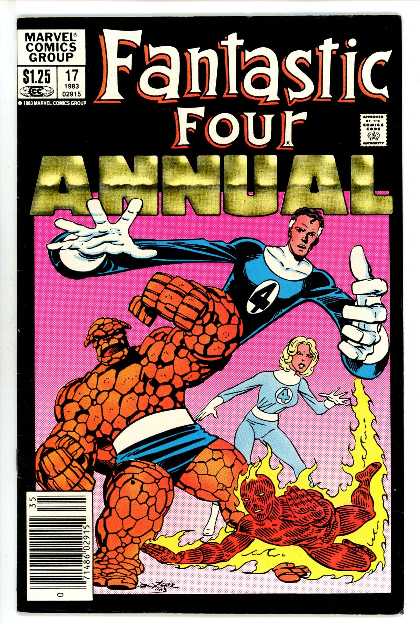 Fantastic Four Annual 17 Canadian Variant FN (1983)