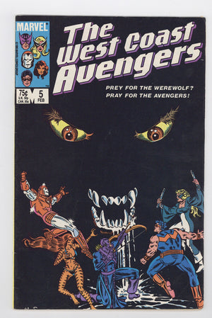 West Coast Avengers Vol 2 5 Low Grade (1986)