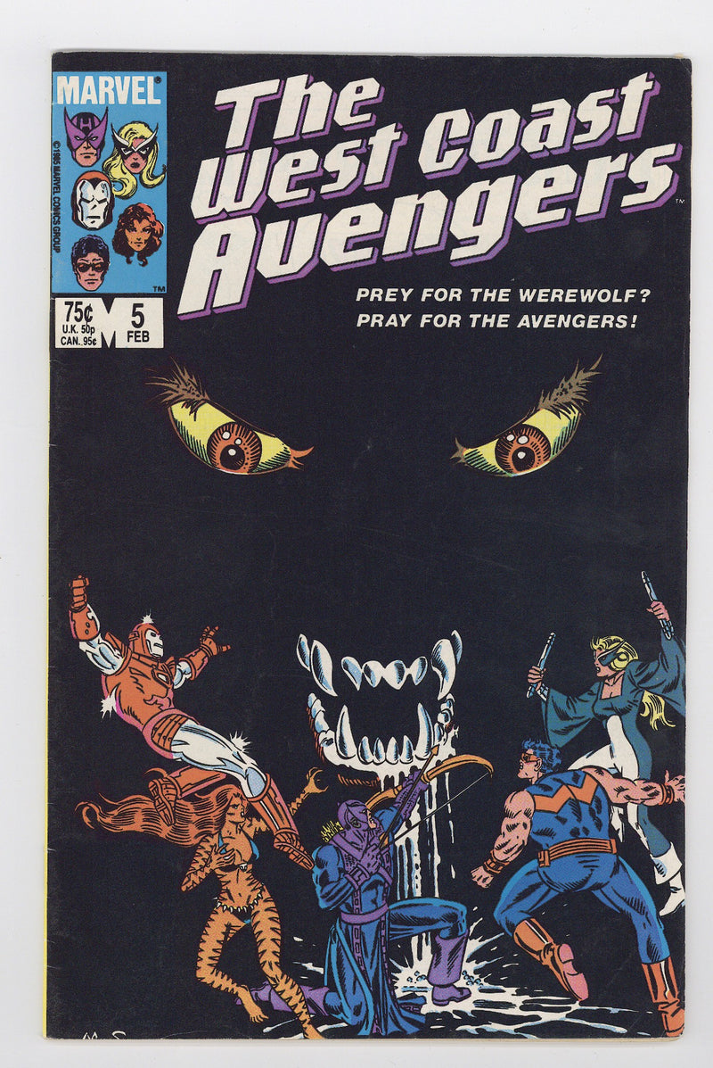 West Coast Avengers Vol 2 5 Low Grade (1986) 