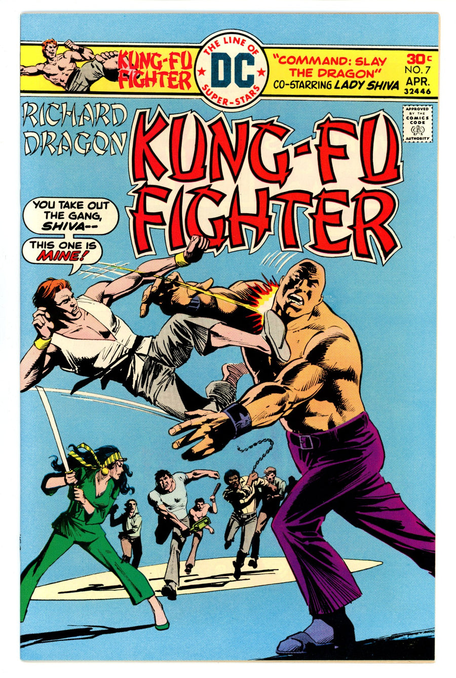 Richard Dragon, Kung-Fu Fighter 7 NM- (9.2) (1976) 