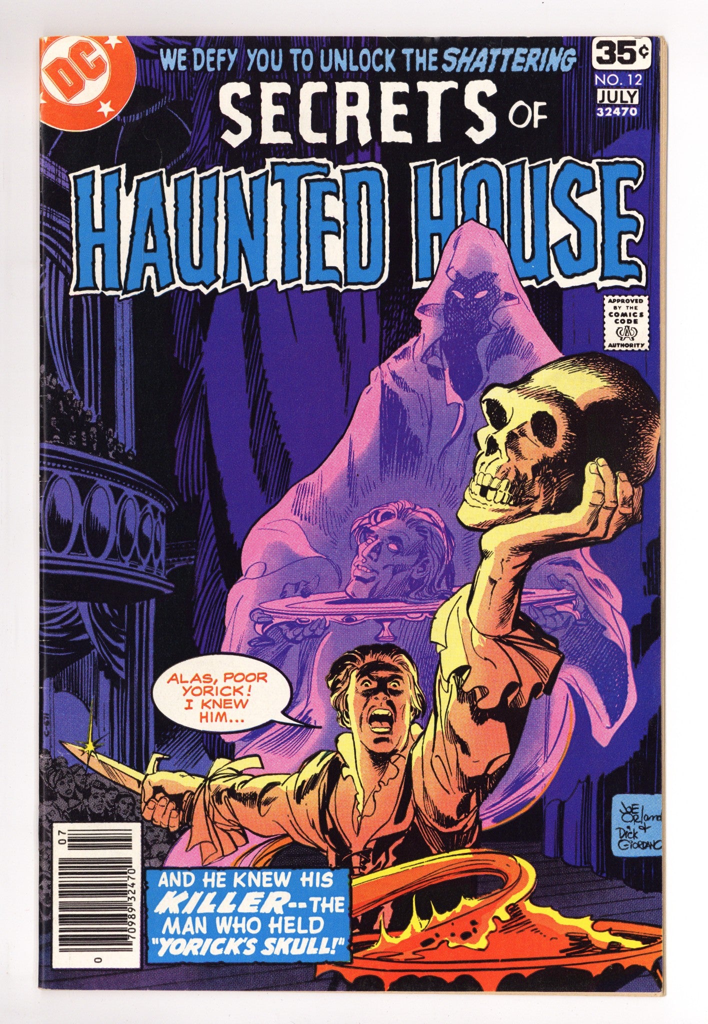 Secrets of Haunted House Vol 1 12 FN+ (6.5) (1978) 