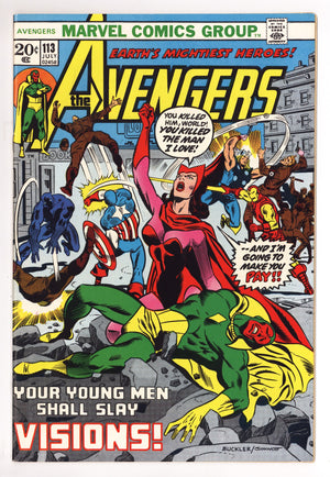 The Avengers Vol 1 113 VF/NM (9.0) (1973)