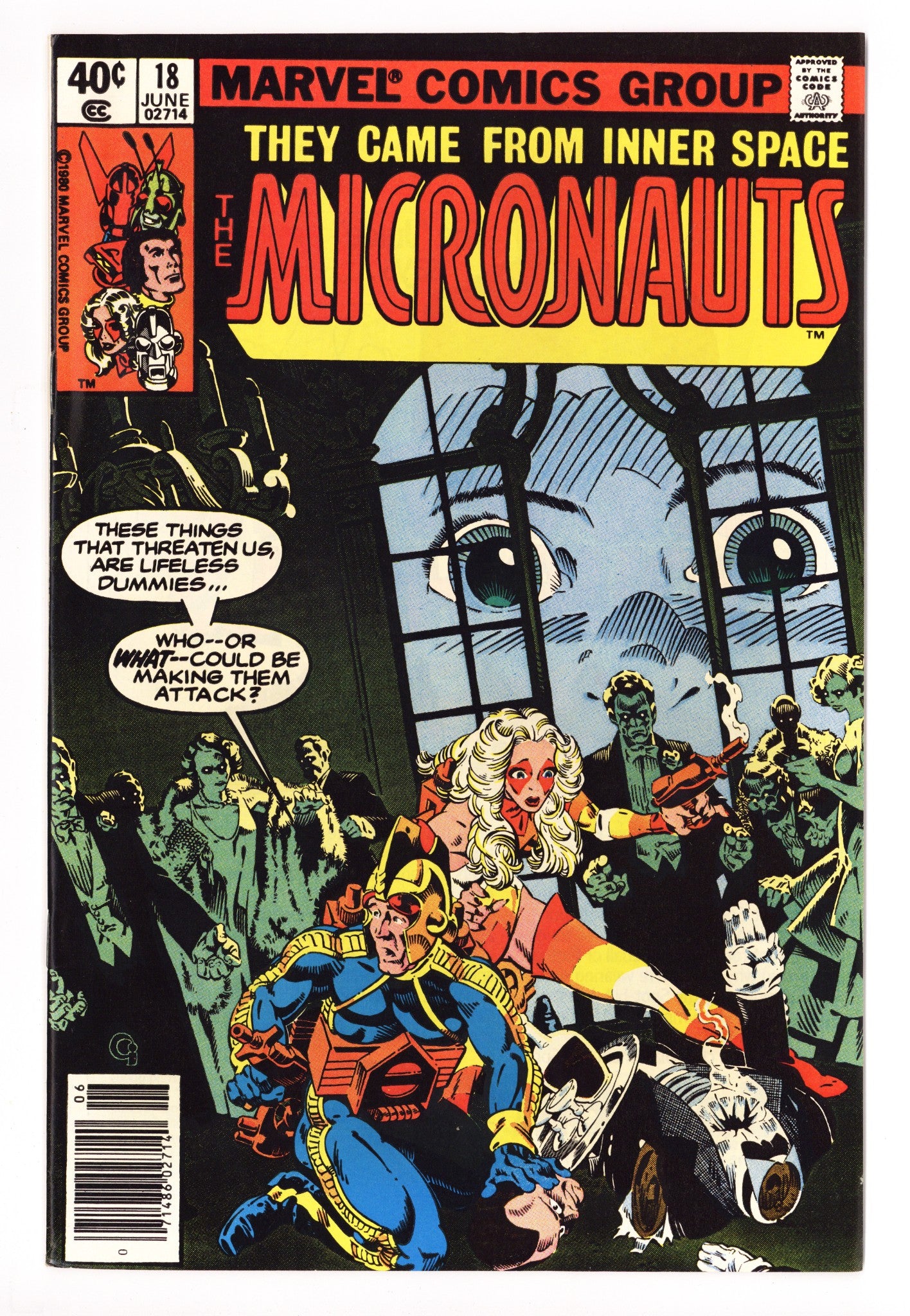 Micronauts Vol 1 18 Mid Grade (1980) Newsstand 