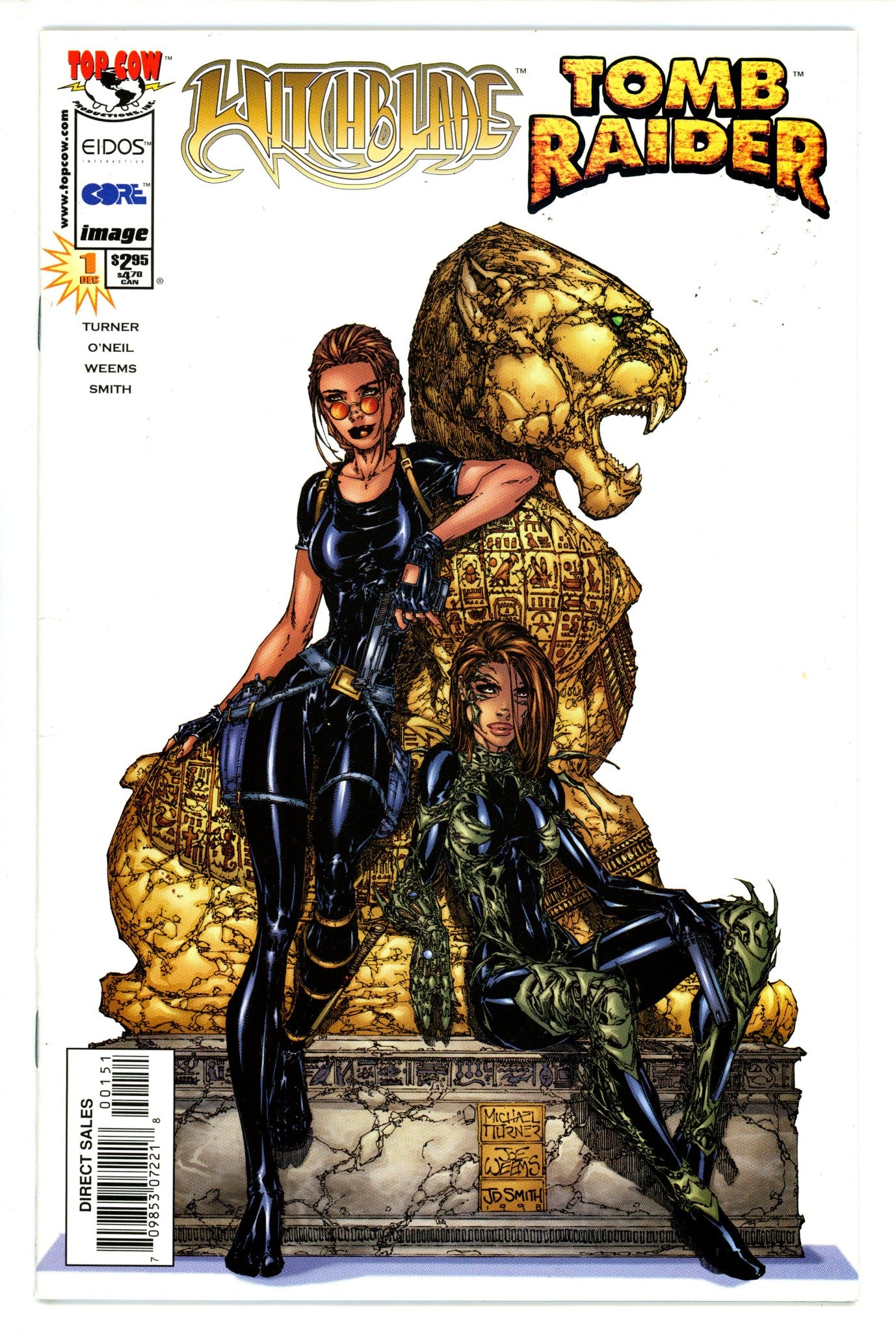 Witchblade / Tomb Raider Special 1 Turner Variant (1998)