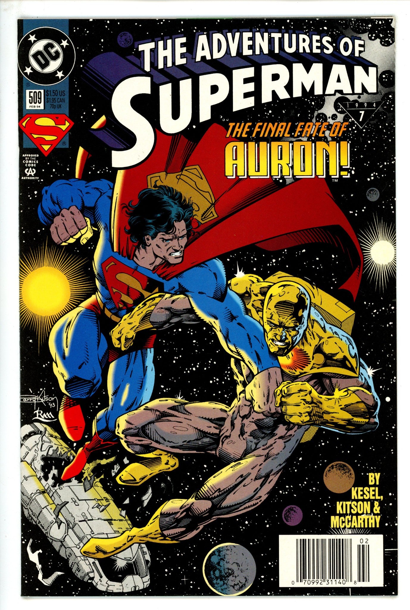 Adventures of Superman Vol 1 509 Newsstand NM- (1994)
