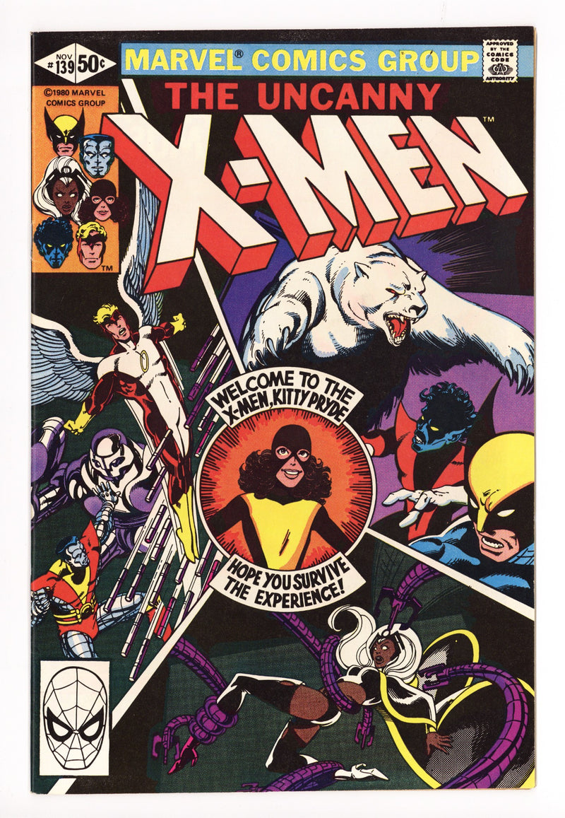 The X-Men Vol 1 139 VF/NM (9.0) (1980) Signed x1 1st Page Terry Austin 