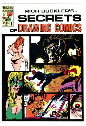 Secrets of Drawing Comics 1 VF (8.0) (1986) Signed x1 Cover Rich Buckler