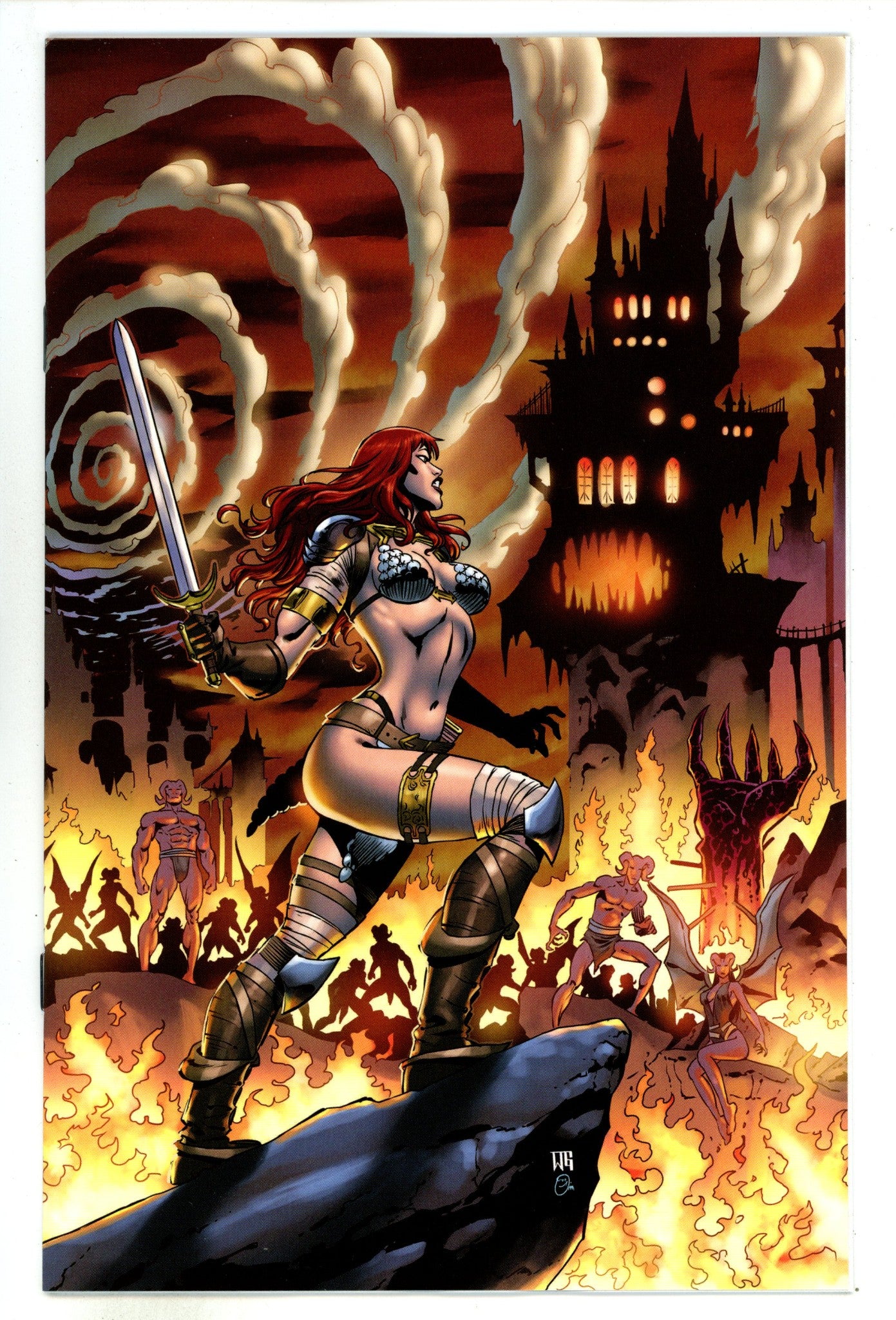 Red Sonja Vol 7 17 Geovani Virgin Incentive Variant (2025)