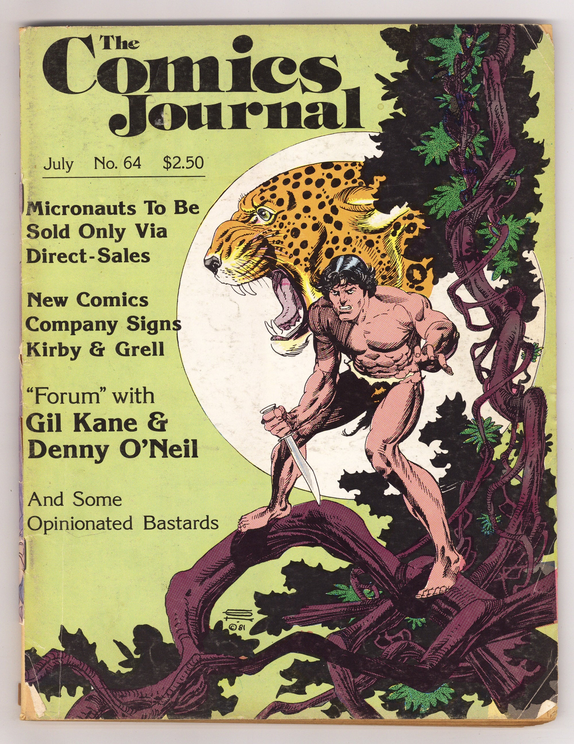 The Comics Journal 64 Very Low Grade (1981) 