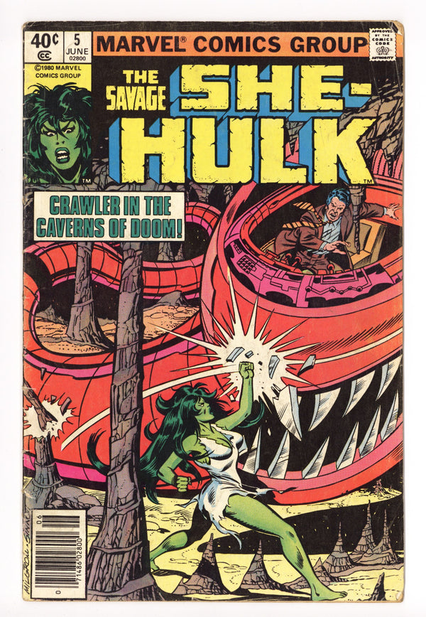 The Savage She-Hulk 5 Very Low Grade (1980) Newsstand