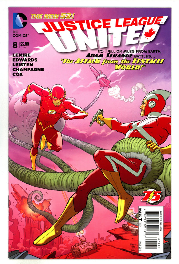 Justice League United 8 High Grade (2015) Kerschl Variant