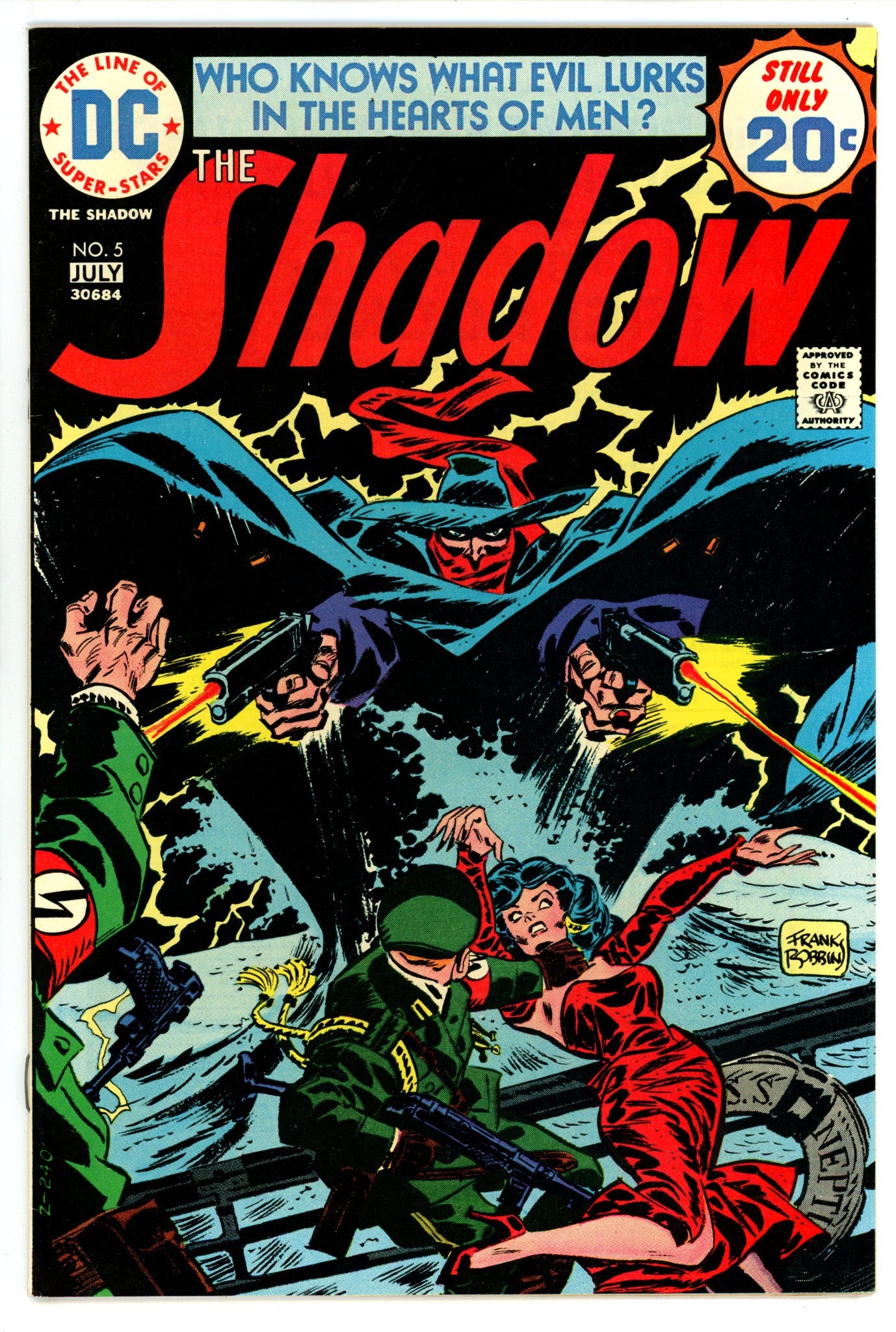 The Shadow Vol 1 5  VF+ (8.5)  (1974)   