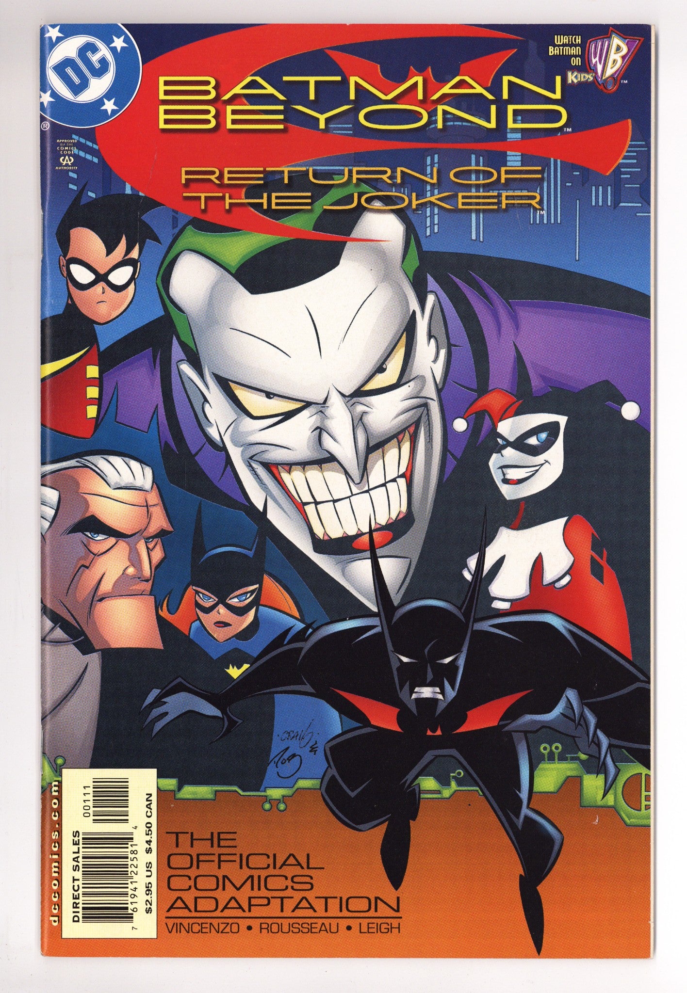 Batman Beyond: Return of the Joker 1 VF+ (8.5) (2001) 