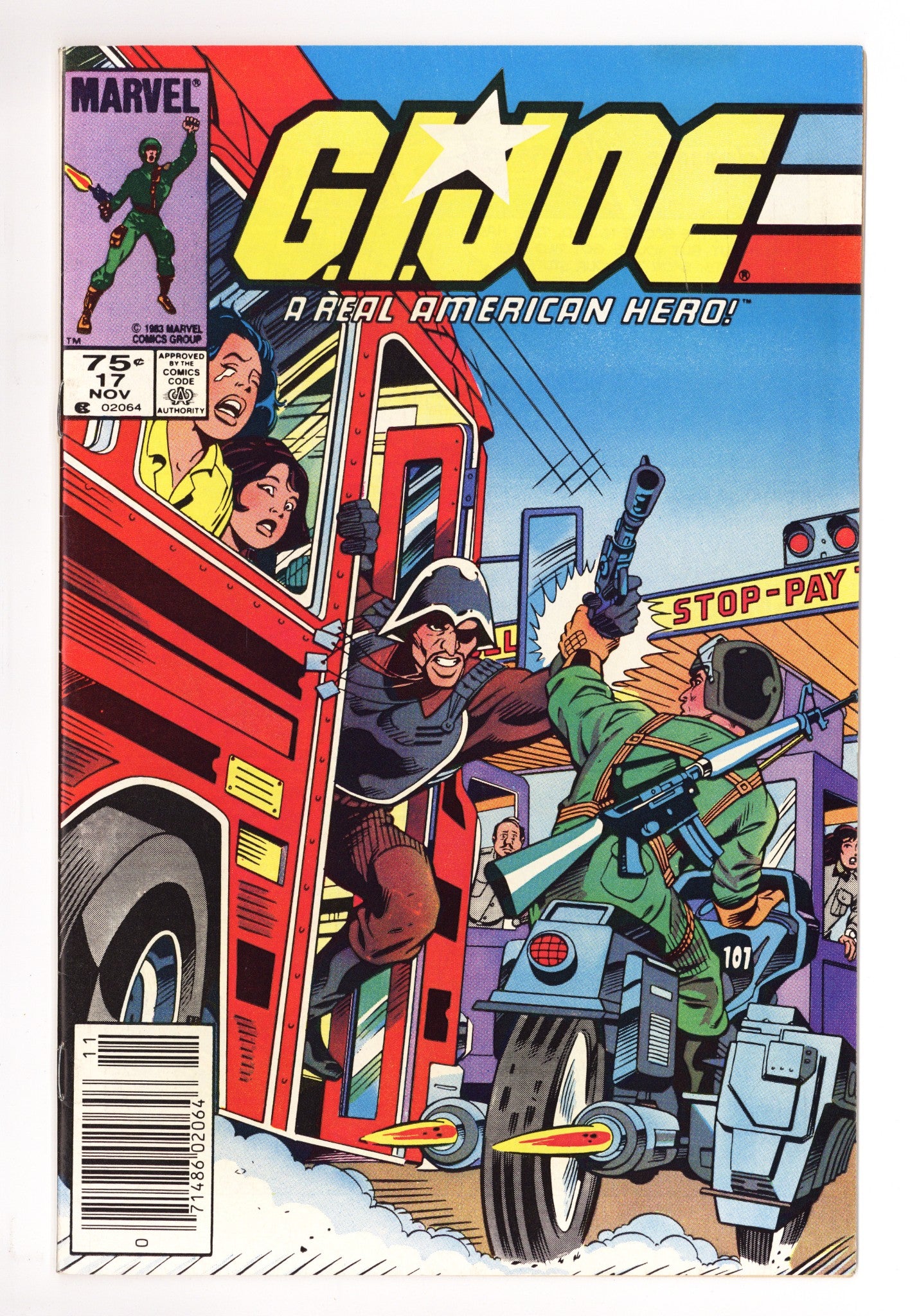 G.I. Joe, A Real American Hero 17 VF- (7.5) (1983) Canadian Price Variant 