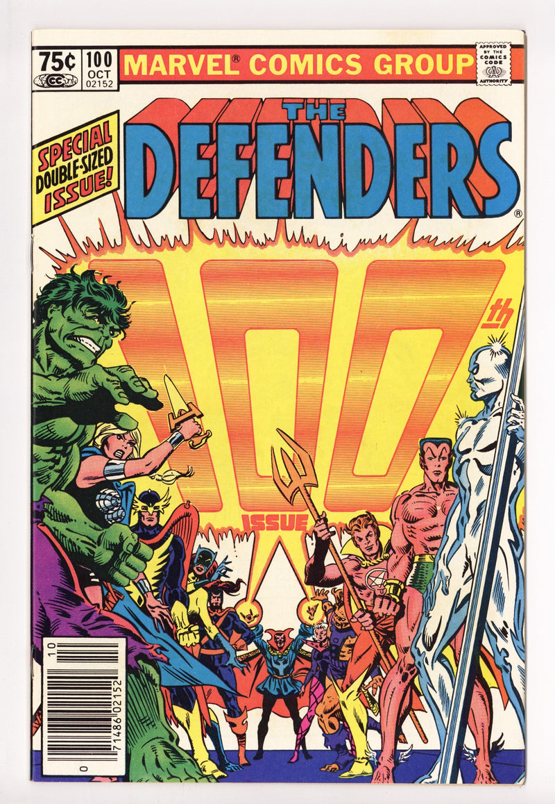 The Defenders Vol 1 100 Mid Grade (1981) Newsstand 
