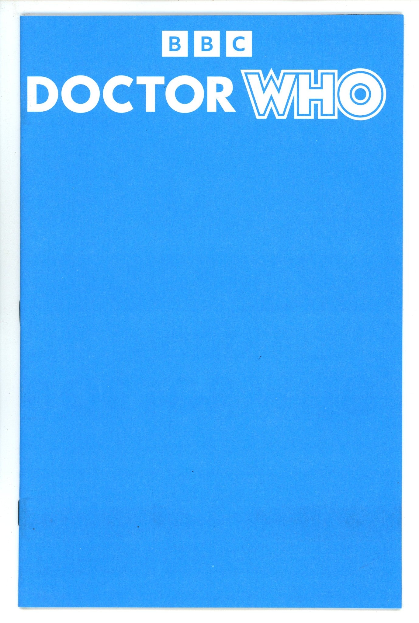 Doctor Who Fifteenth Doctor 1 Blank Variant (2024)