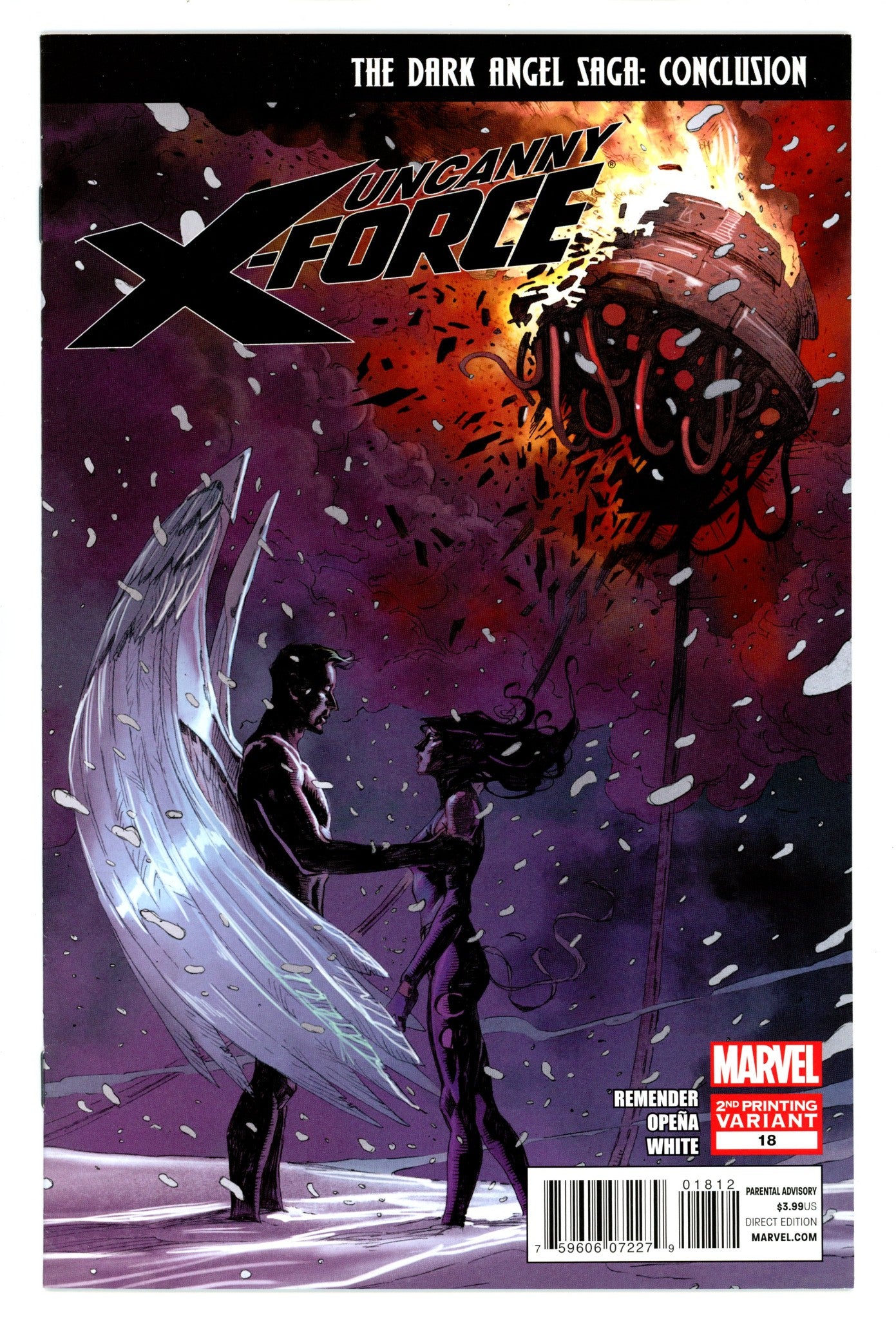 Uncanny X-Force Vol 1 18 VF- (7.5) (2012) 2nd Print 