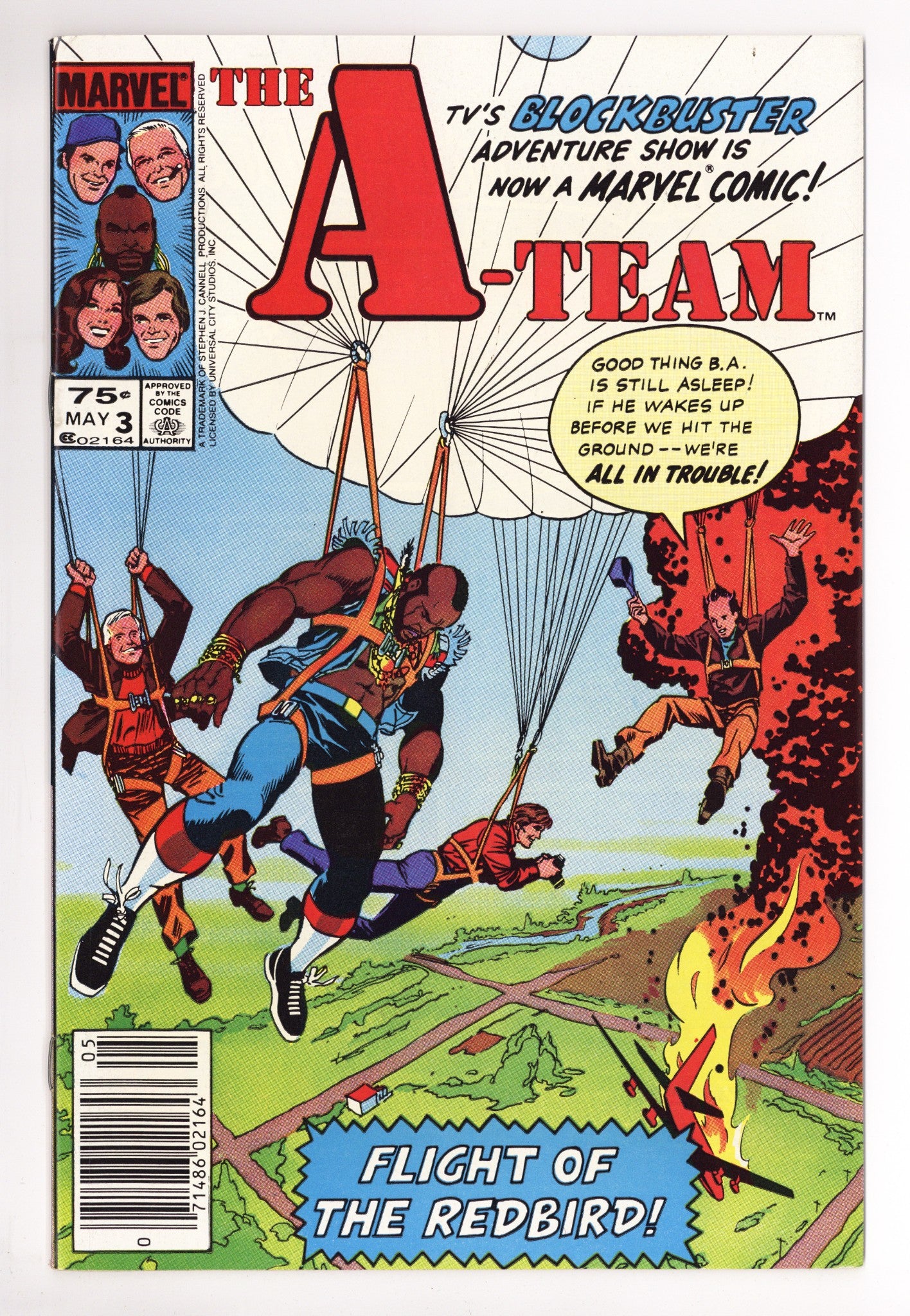 The A-Team 3 NM- (9.2) (1984) Canadian Price Variant 