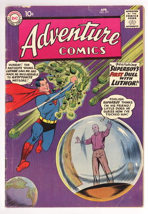 Adventure Comics Vol 1 271  VG+ (4.5)   (1960)