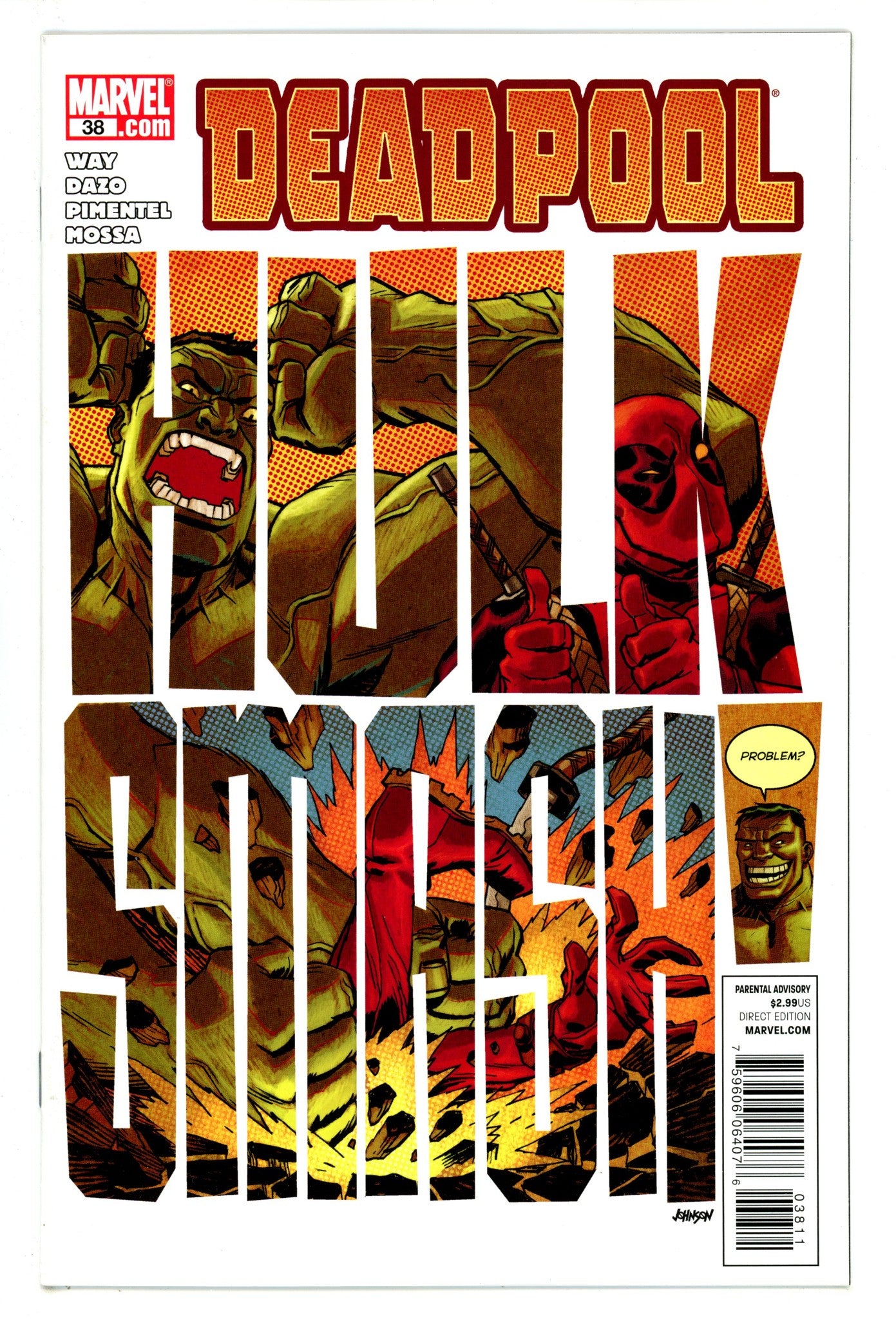 Deadpool Vol 3 38  High Grade   (2011)        