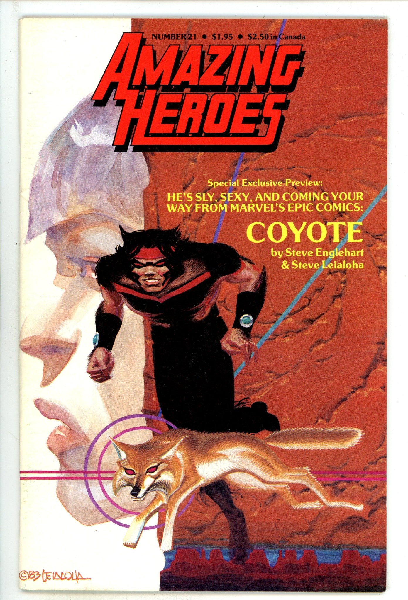 Amazing Heroes 21 Mid Grade (1983) 