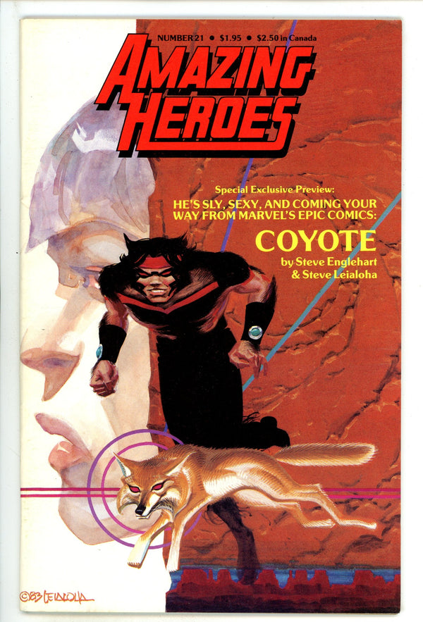 Amazing Heroes 21 Mid Grade (1983)