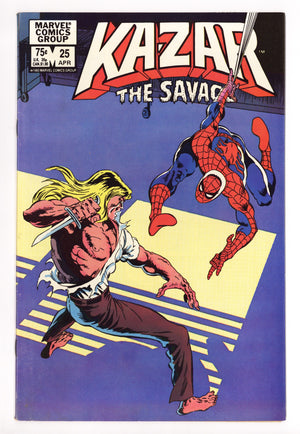 Ka-Zar the Savage Vol 3 25 Mid Grade (1983) 