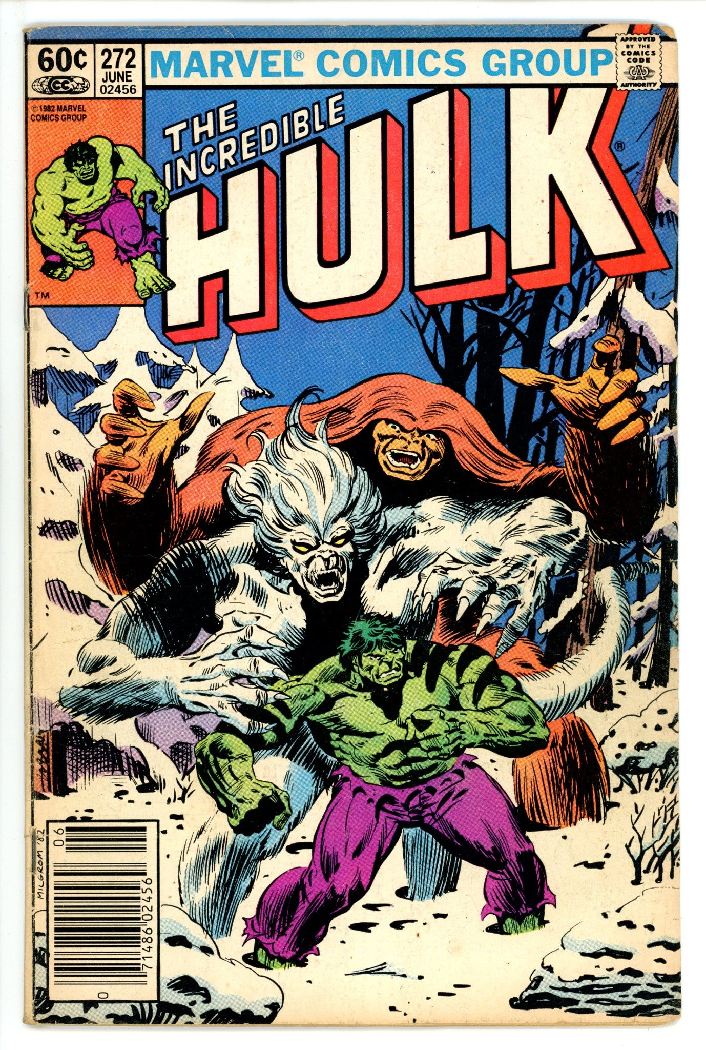 The Incredible Hulk Vol 1 272 Newsstand GD/VG (1982)