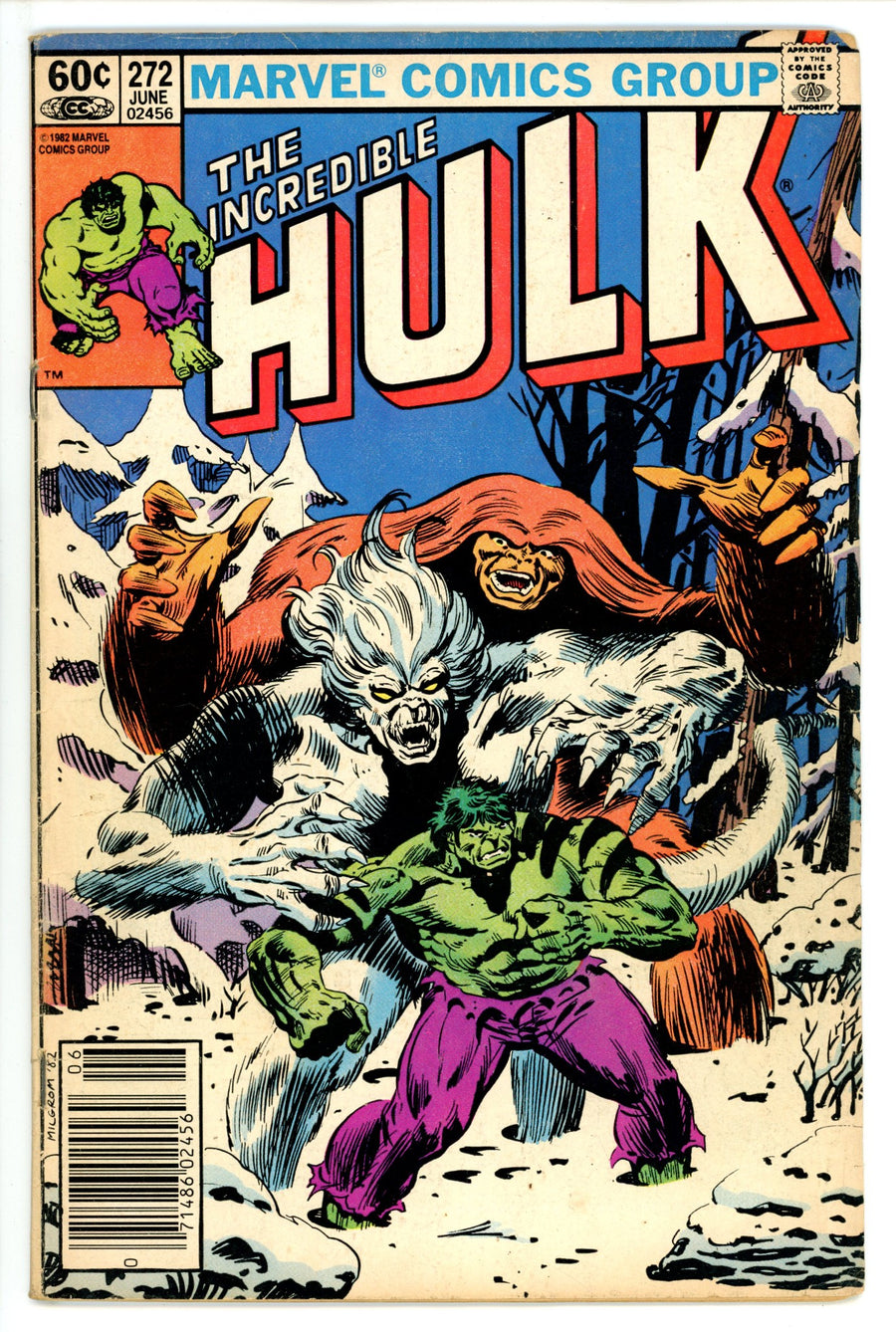 The Incredible Hulk Vol 1 272 Newsstand GD/VG (1982)