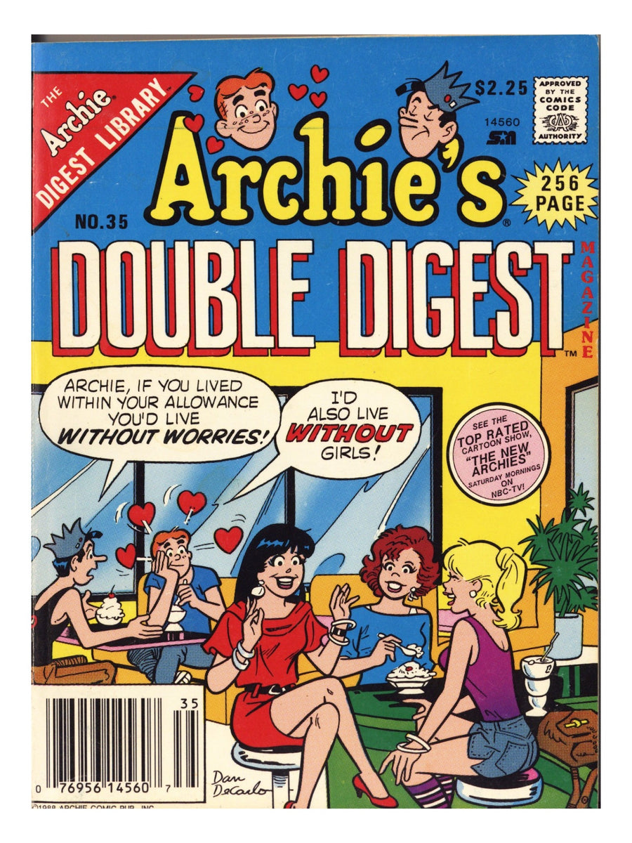 Archie's Double Digest Magazine 35 Mid Grade (1988) 