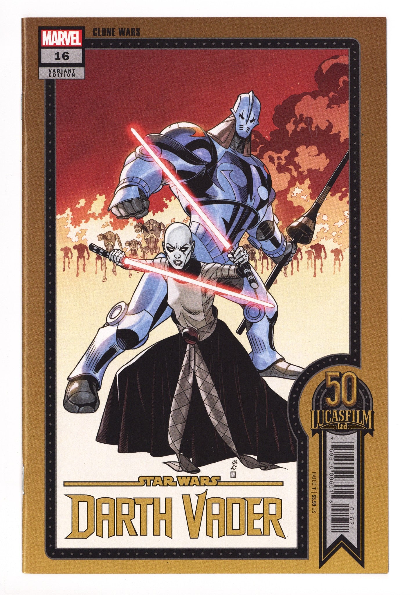 Star Wars: Darth Vader Vol 3 16 High Grade (2021) Sprouse Variant 