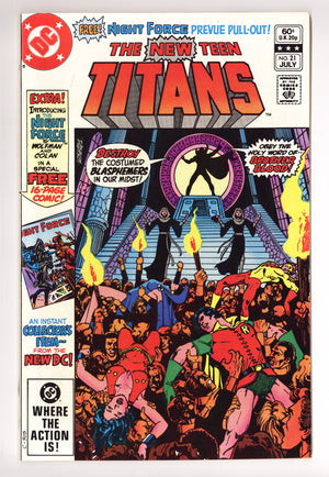 The New Teen Titans Vol 1 21 VF/NM (9.0) (1982)