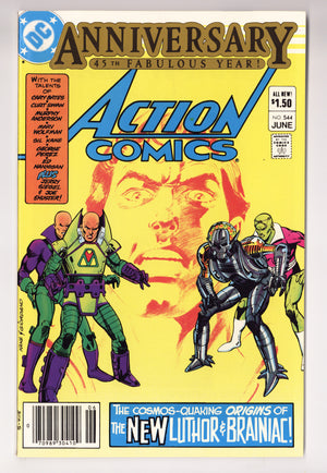 Action Comics Vol 1 544 NM- (9.2) (1983) Newsstand