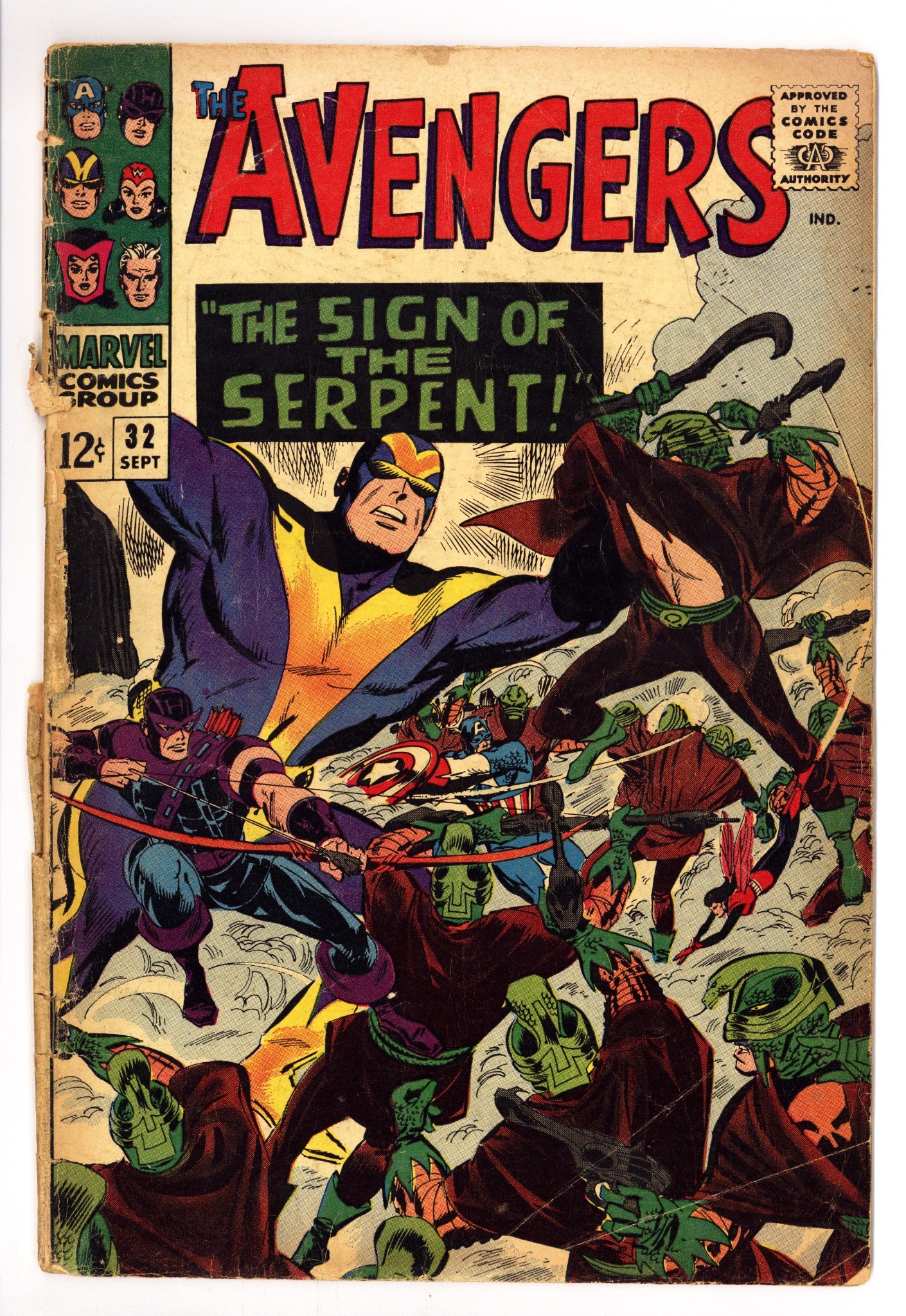 The Avengers Vol 1 32 GD (2.0) (1966) 